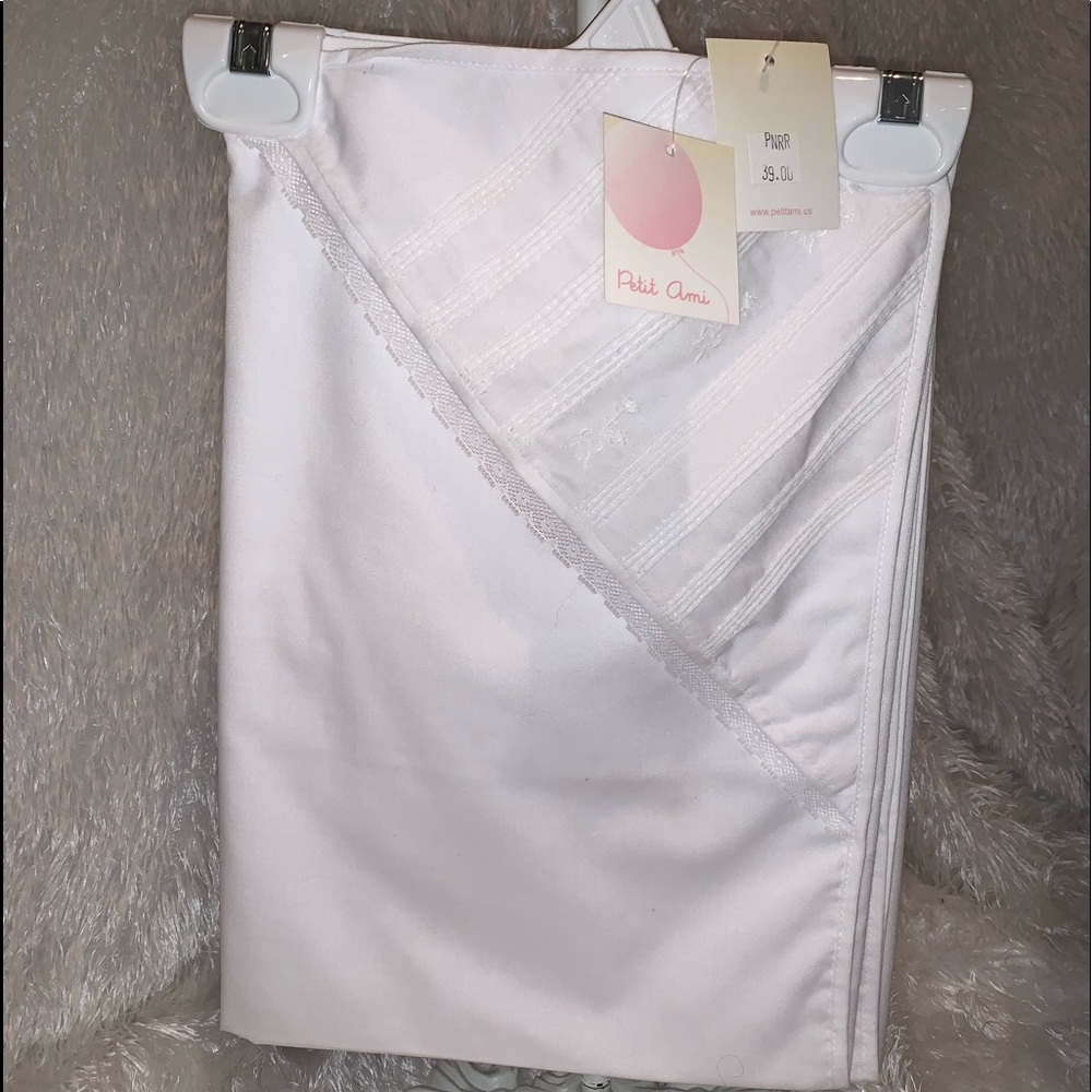 Boutique Petit Ami Baptismal Blanket